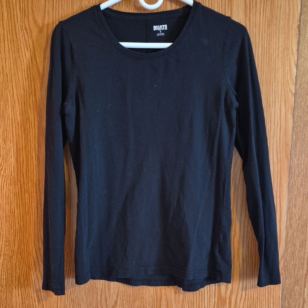 Duluth Trading Co Black Long Sleeve Tee